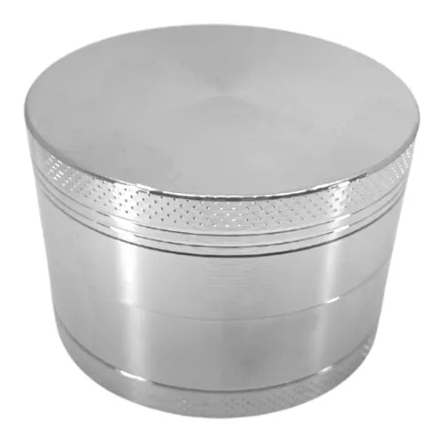 HerbMaster Pro Herb Mill Grinder - 4 Piece Silver 63mm | Dry Herb Vaporiser Accessories | Vape World Australia