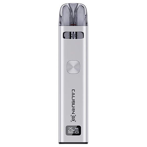 Uwell Caliburn G3 Pod Kit Silver | Vape World Australia | Vaping Hardware