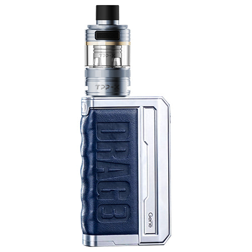 VooPoo Drag 3 177w TPP-X Pod Tank Kit Silver Dream Blue | Vape World Australia | Vaping Hardware