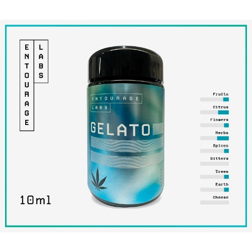 Entourage Labs Gelato 10ml Strain Profile | Terpenes | Vape World Australia