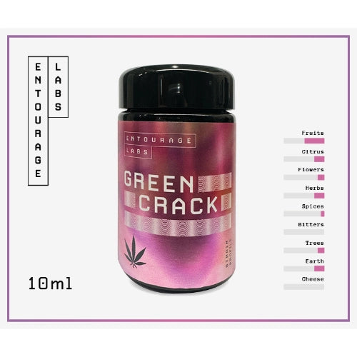 Entourage Labs Green Crack 10ml Strain Profile | Terpenes | Vape World Australia