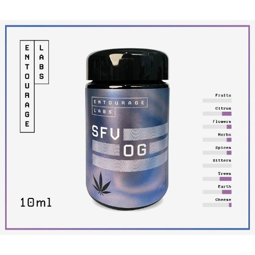 Entourage Labs SFV OG 10ml Strain Profile | Terpenes | Vape World Australia