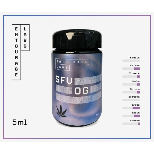 Entourage Labs SFV OG 5ml Strain Profile | Terpenes | Vape World Australia