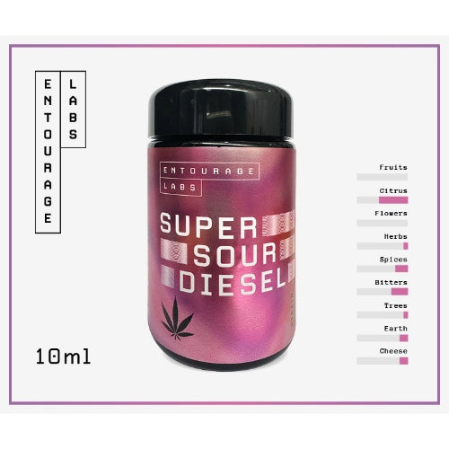Entourage Labs Super Sour Diesel 10ml Strain Profile | Terpenes | Vape World Australia