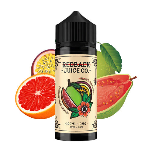 Blood Orange, Passionfruit & Guava 100ml | Redback Juice Co. | Vape World Australia | E-Liquid