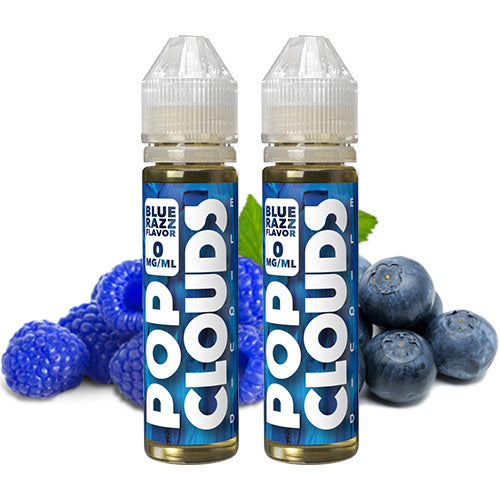 Blue Razz 120ml | Pop Clouds E-Liquid | Vape World Australia | E-Liquid