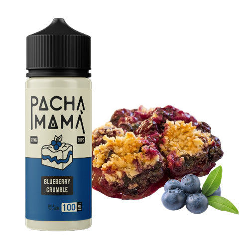 Blueberry Crumble 100ml | Pacha Mama Dessert | Vape World Australia | E-Liquid