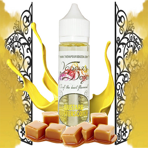 Custard Butterscotch 60ml | The Vapours Dozen | Vape World Australia | E-Liquid