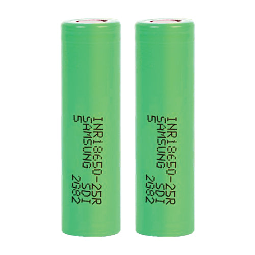 2 x Samsung 25R 18650 Battery | Vape World Australia | Vaping Hardware