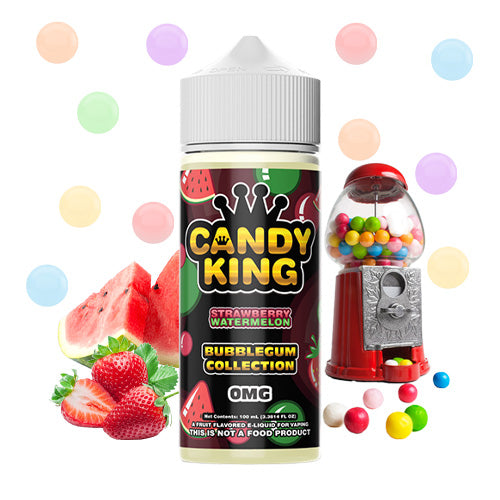 Strawberry Watermelon 100ml | Candy King Bubblegum | Vape World Australia | E-Liquid