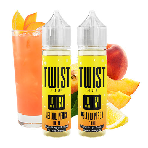 Yellow Peach 120ml | Lemon Twist E-Liquid | Vape World Australia | E-Liquid