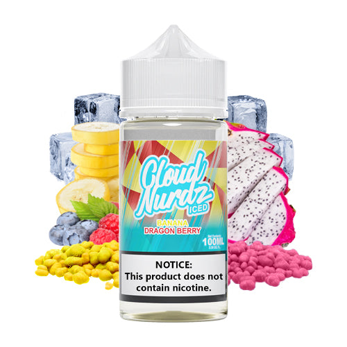 Banana Dragon Berry Iced | Cloud Nurdz | Vape World Australia | E-Liquid