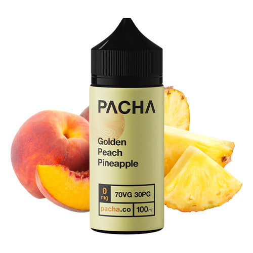 Golden Peach Pineapple 100ml | Pacha | Vape World Australia | E-Liquid