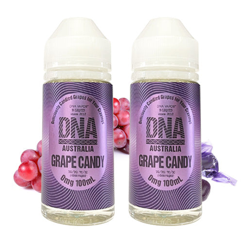 Grape Candy 2x100ml | DNA Vapor | Vape World Australia | E-Liquid