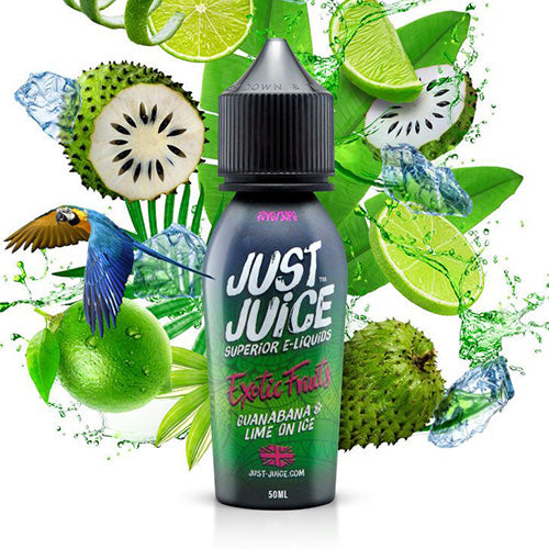Guanabana & Lime on Ice | Just Juice Exotic Fruits | Vape World Australia | E-Liquid