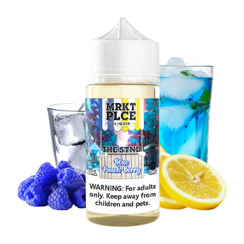 Iced Blue Punchberry 100ml | MRKT PLCE | Vape World Australia | E-Liquid