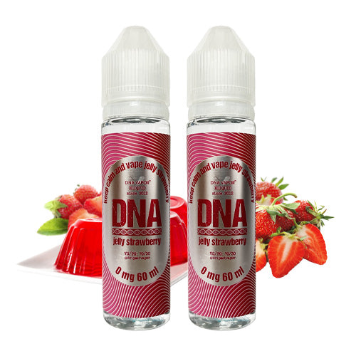 Jelly Strawberry 2x60ml | DNA Vapor | Vape World Australia | E-Liquid