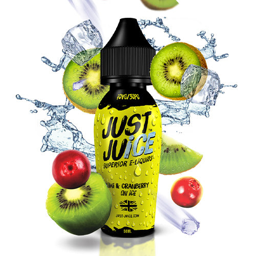 Kiwi & Cranberry on Ice | Just Juice | Vape World Australia | E-Liquid