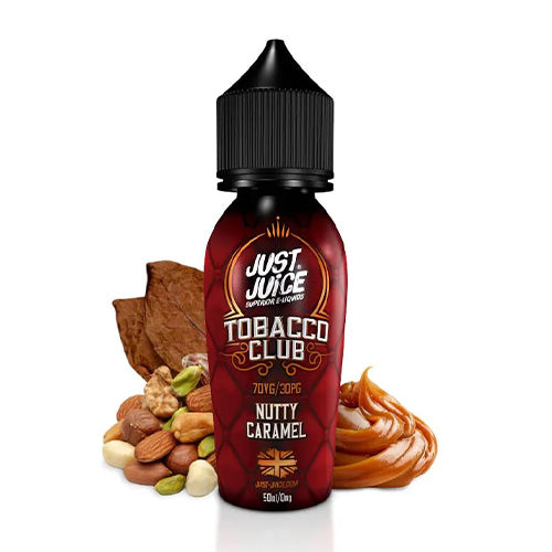 Nutty Caramel Tobacco | Just Juice Tobacco Club | Vape World Australia | E-Liquid