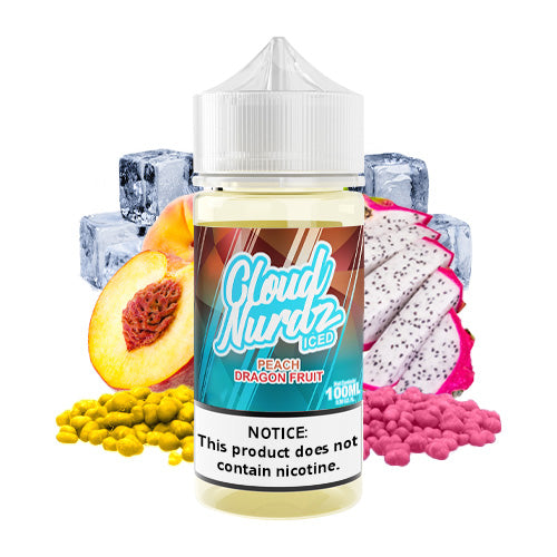 Peach Dragonfruit Iced | Cloud Nurdz | Vape World Australia | E-Liquid