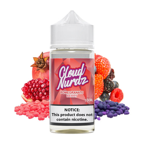 Pomegranate Berry 100ml | Cloud Nurdz | Vape World Australia | E-Liquid