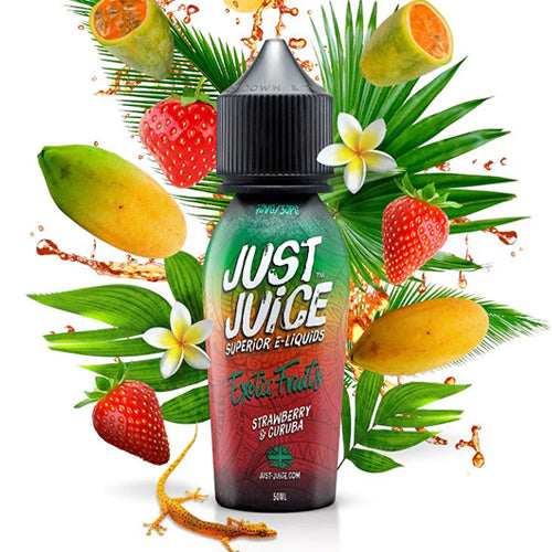 Strawberry & Curuba | Just Juice Exotic Fruits | Vape World Australia | E-Liquid