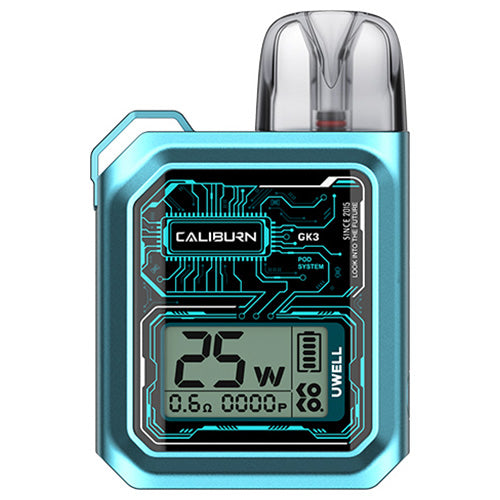 Uwell Caliburn GK3 Pod Kit Blue | Vape World Australia | Vaping Hardware