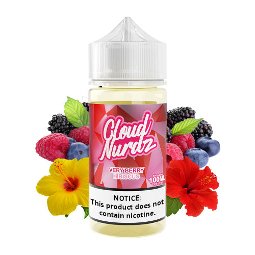 Very Berry Hibiscus 100ml | Cloud Nurdz | Vape World Australia | E-Liquid