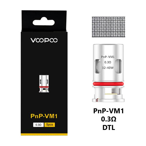 VooPoo V Suit PnP Coils VM1 0.3ohm | Vape World Australia | Vaping Hardware