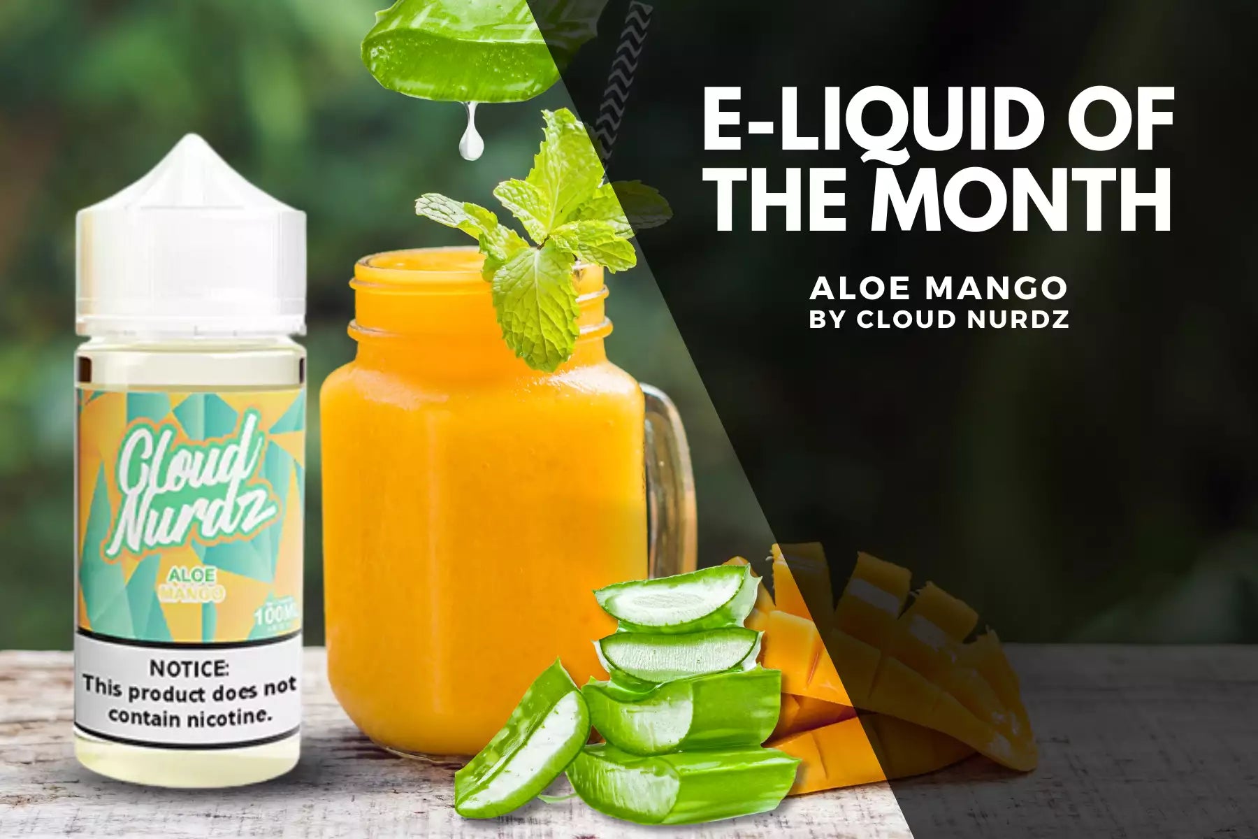 Aloe Mango by Cloud Nurdz E-liquid | Vape World Australia | E-liquid of the month Feb 2024