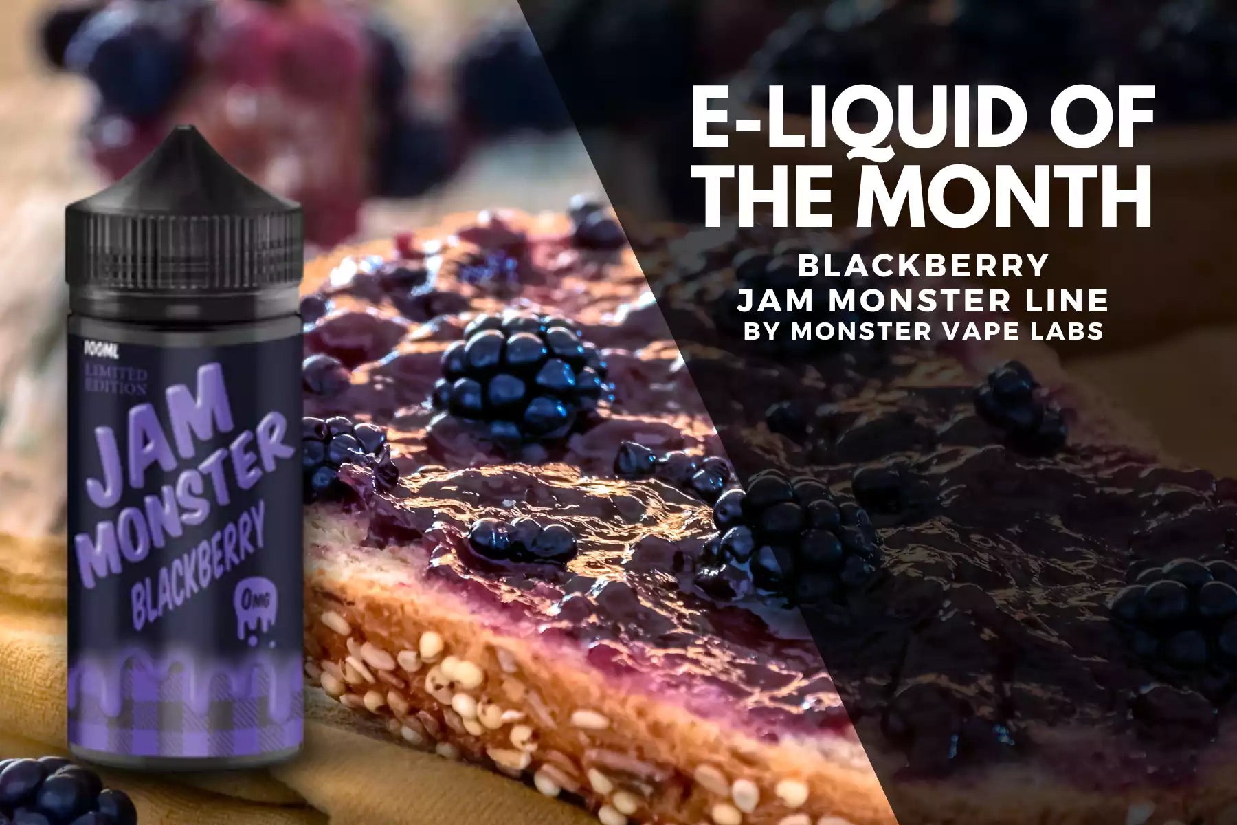 Blackberry Jam Monster by Monster Vape Labs | Vape World Australia | E-liquid of the month Nov 2023