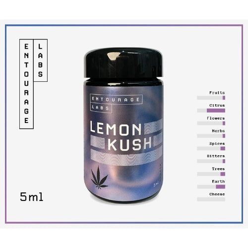 Entourage Labs Lemon Kush 5ml Strain Profile | Terpenes | Vape World Australia