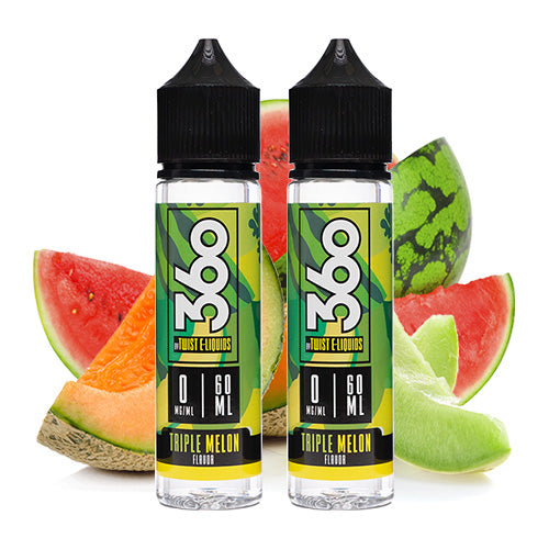360 Triple Melon 120ml | Twist E-Liquid | Vape World Australia | E-Liquid