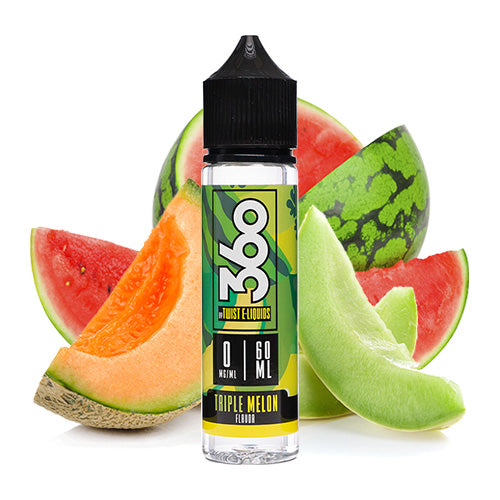 360 Triple Melon 60ml | Twist E-Liquid | Vape World Australia | E-Liquid