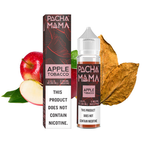 Apple Tobacco 60ml | Pacha Mama Salts SubOhm | Vape World Australia | E-Liquid