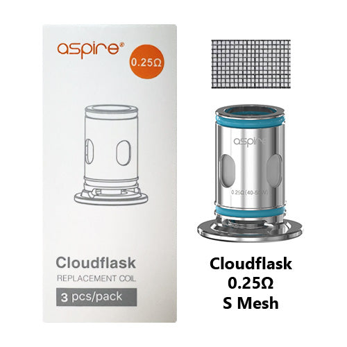 Aspire Cloudflask Coils 0.25ohm | Vape World Australia | Vaping Hardware