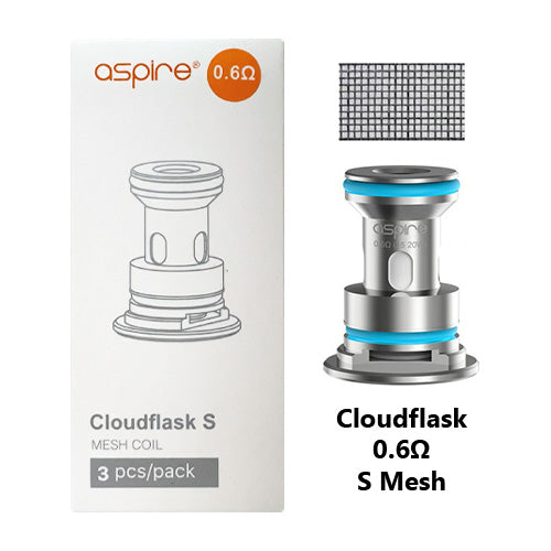 Aspire Cloudflask Coils 0.6ohm | Vape World Australia | Vaping Hardware