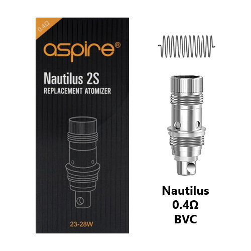 Aspire Nautilus BVC Coils 0.4ohm | Vape World Australia | Vaping Hardware