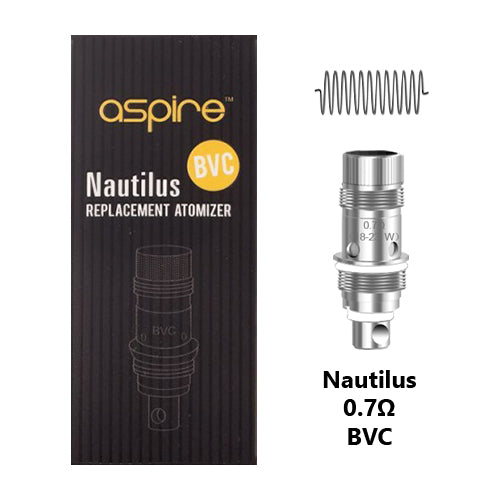 Aspire Nautilus BVC Coils 0.7ohm | Vape World Australia | Vaping Hardware