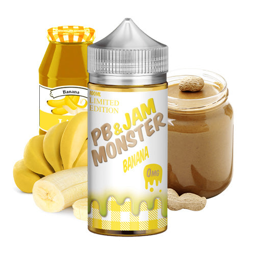 Banana 100ml | PB & Jam Monster Limited Edition | Vape World Australia | E-Liquid