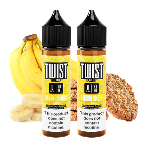 Banana Amber 120ml | Twist E-Liquids | Vape World Australia | E-Liquid