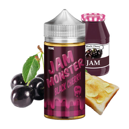 Black Cherry 100ml | Jam Monster | Vape World Australia | E-Liquid