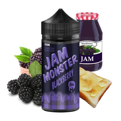 Blackberry 100ml | Jam Monster | Vape World Australia | E-Liquid