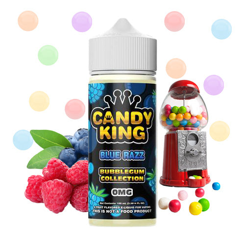 Blue Razz 100ml | Candy King Bubblegum | Vape World Australia | E-Liquid