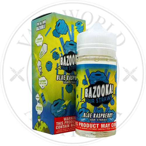Blue Raspberry | Bazooka Sour Straws | Vape World Australia | E-Liquid