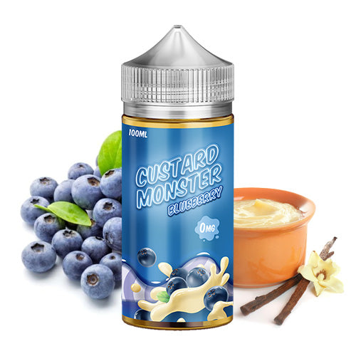 Blueberry 100ml | Custard Monster | Vape World Australia | E-Liquid