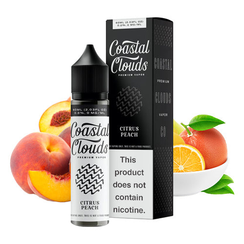 Citrus Peach 60ml | Coastal Clouds | Vape World Australia | E-Liquid