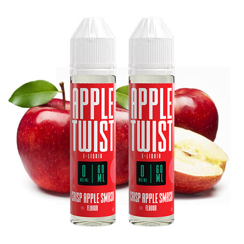 Crisp Apple Smash 120ml | Apple Twist E-Liquids | Vape World Australia | E-Liquid