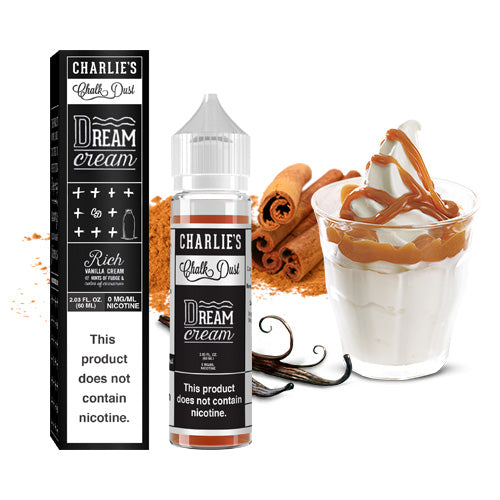 Dream Cream 60ml | Charlie's Chalk Dust | Vape World Australia | E-Liquid