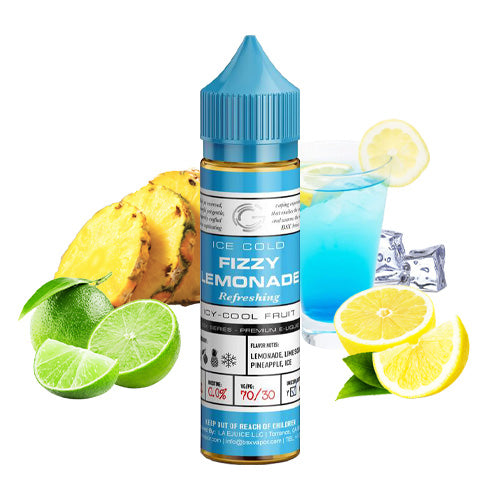 Fizzy Lemonade 60ml | Glas Vapor | Vape World Australia | E-Liquid